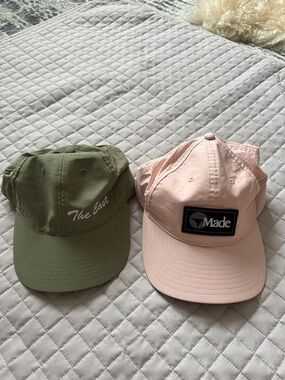 Bundle of two Pink and green Baseball Cap